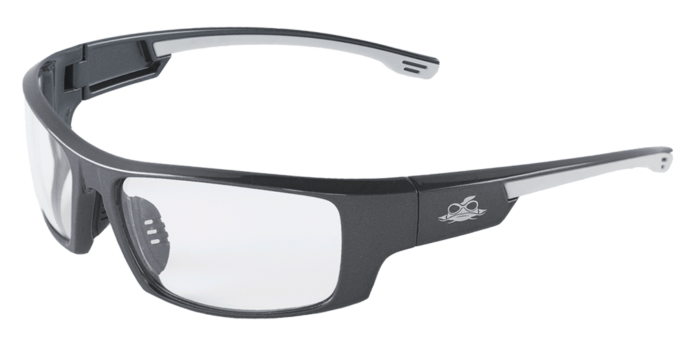 Dorado® Clear Performance Fog Technology Lens, Shiny Pearl Gray Frame Safety Glasses - BH991PFT