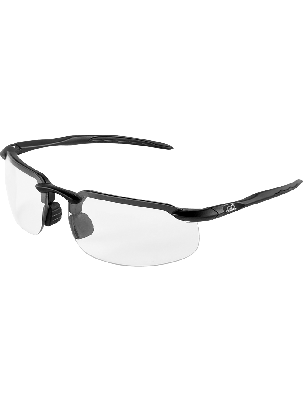 Swordfish® Clear Performance Fog Technology Lens, Crystal Black Safety Glasses - BH1031PFT