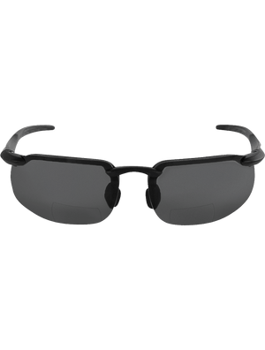 Swordfish® Smoke 2.5 Diopter Bifocal Reader Style Lens, Matte Black Frame Safety Glasses - LIMITED STOCK - BH106325