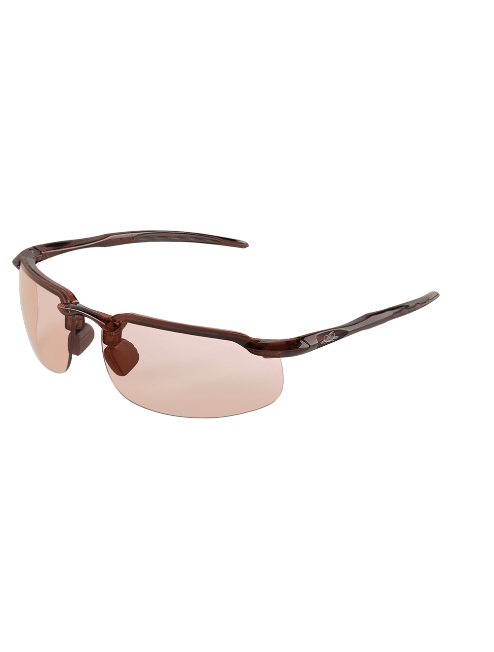 Swordfish® Indoor/Outdoor Copper Lens, Crystal Brown Frame Safety Glasses - BH10714