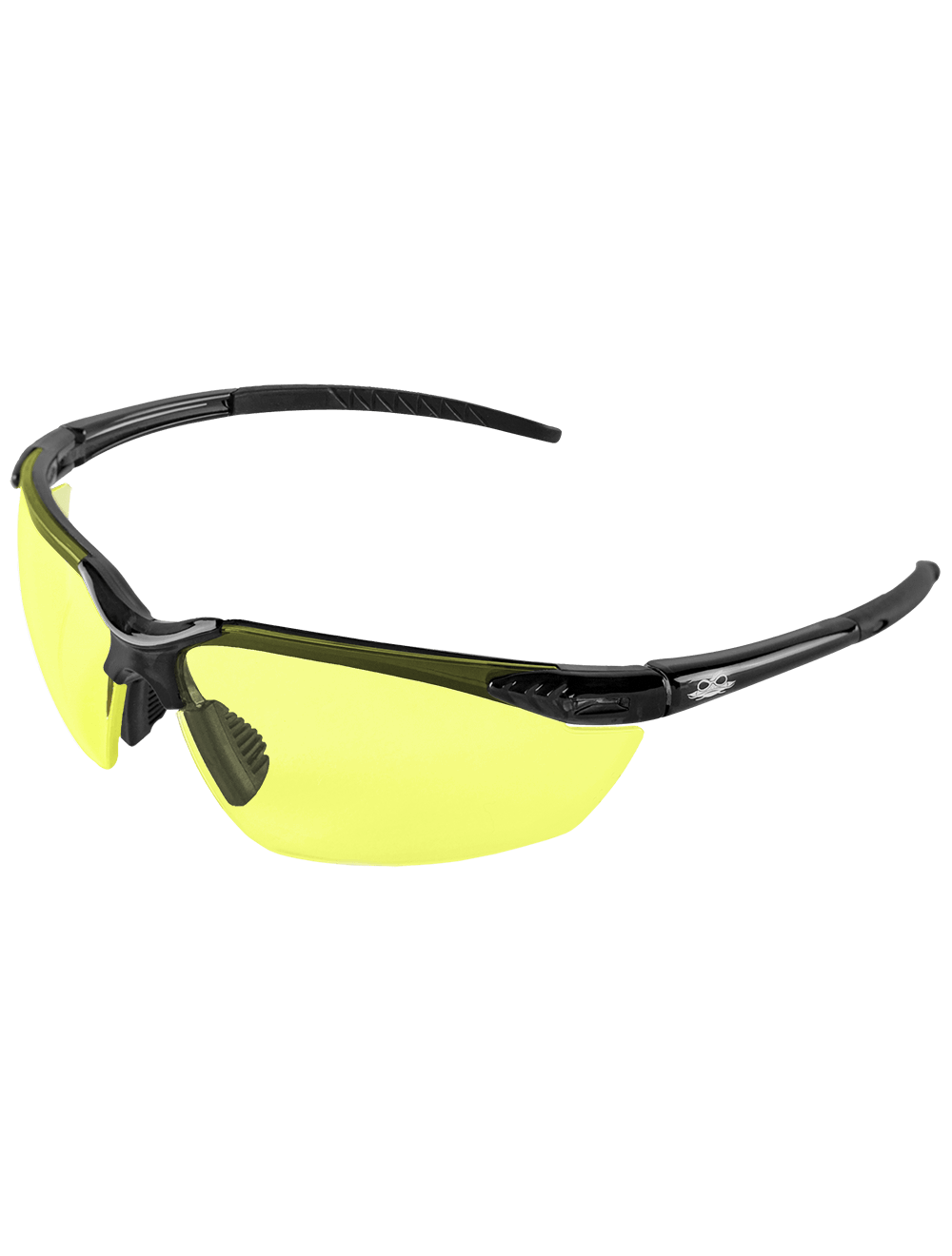 Mojarra® Yellow Lens, Crystal Black Frame Safety Glasses - BH1134
