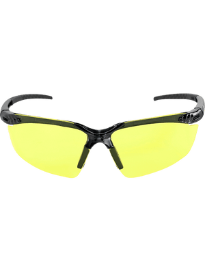 Mojarra® Yellow Lens, Crystal Black Frame Safety Glasses - BH1134