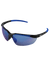 Mojarra® Blue Mirror Lens, Matte Black Frame Safety Glasses - BH1169