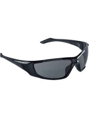 Javelin™ Dark Smoke Anti-Fog Lens, Crystal Black Frame Safety Glasses - BH1233AF