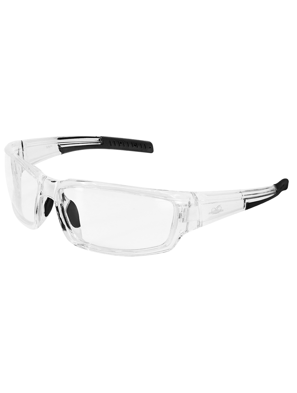 Maki® Clear Anti-Fog Lens, Crystal Clear Frame Safety Glasses - BH1411AF