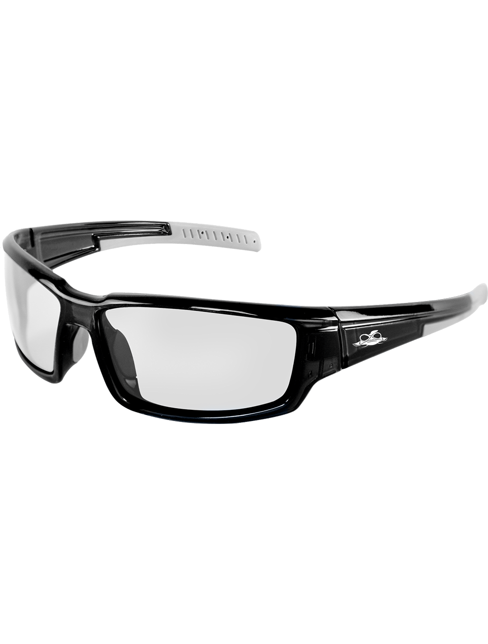 Maki® Clear Anti-Fog Lens, Crystal Black Frame Safety Glasses - BH1431AF