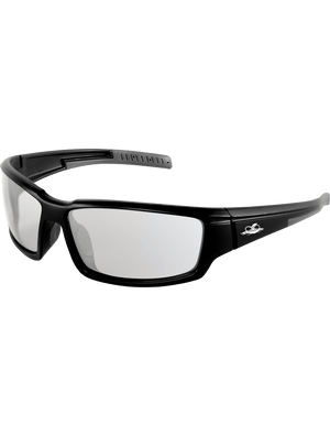 Maki® Indoor/Outdoor Anti-Fog Lens, Matte Black Frame Safety Glasses - BH1466AF