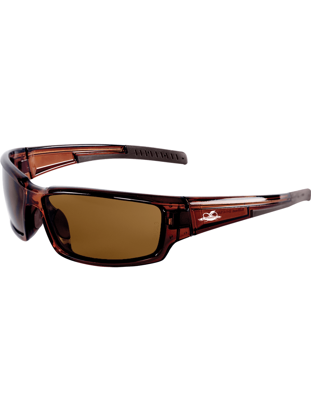 Maki® Brown Anti-Fog Lens, Crystal Brown Frame Safety Glasses - BH1478AF