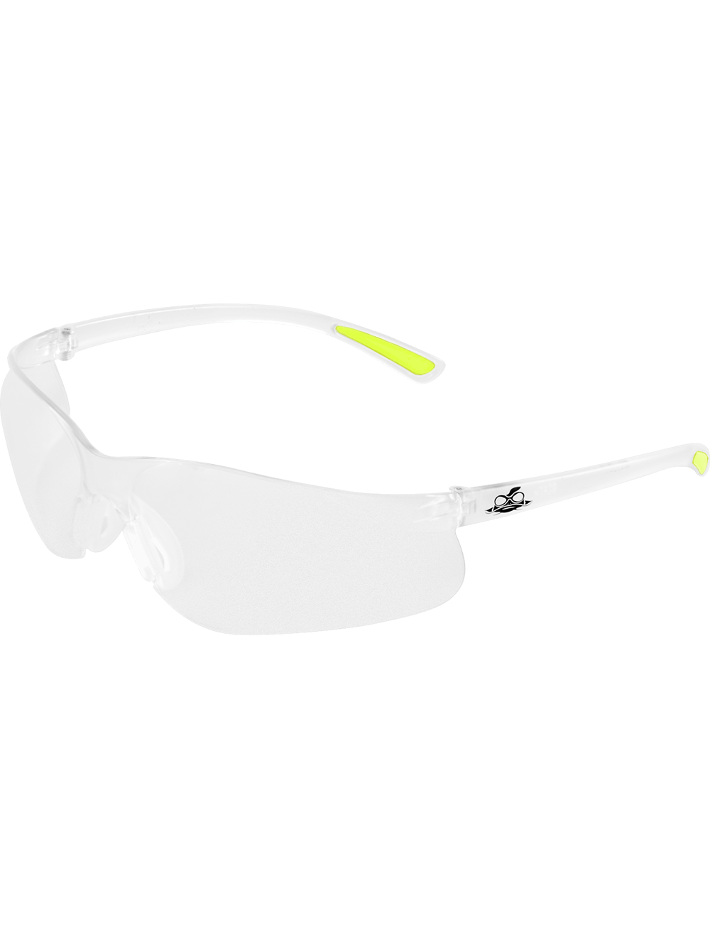 Bass™ Clear Anti-Fog Lens, Frosted Clear Frame Safety Glasses - BH2121AF