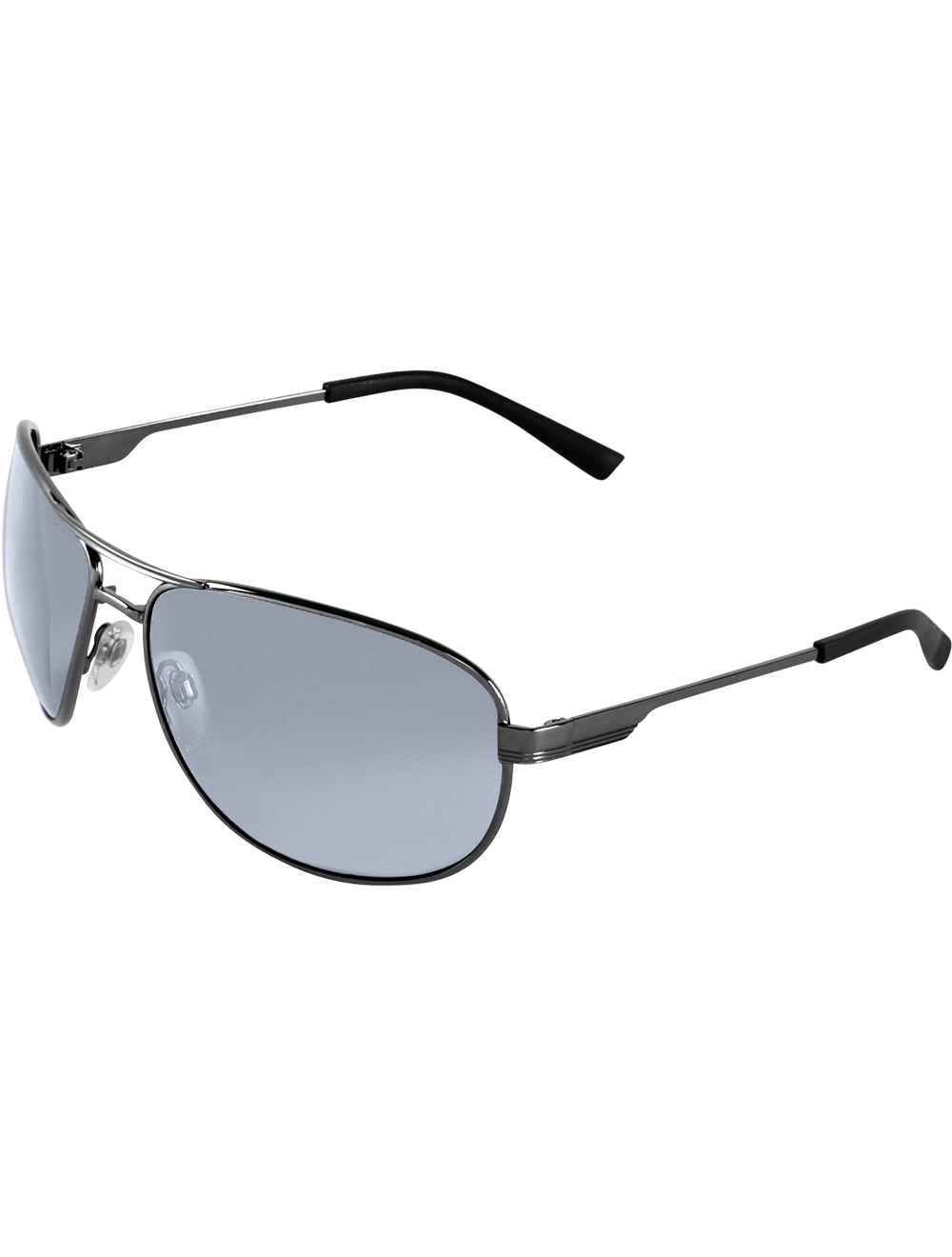Acero® Silver Mirror Lens, Gunmetal Frame Safety Glasses - BH24217