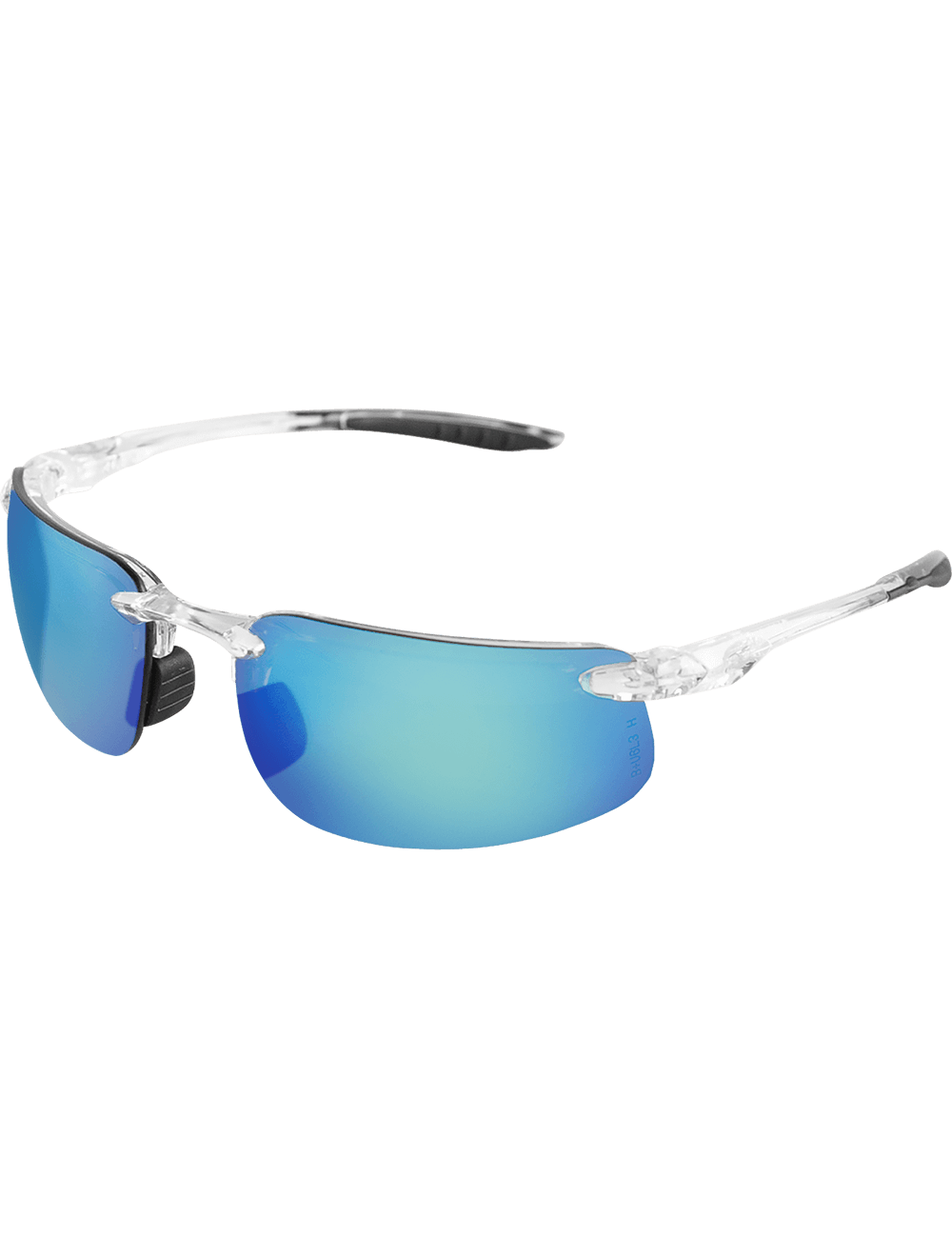 Swordfish®X Blue Mirror Anti-Fog Lens, Crystal Clear Frame Safety Glasses - LIMITED STOCK - BH2519AF
