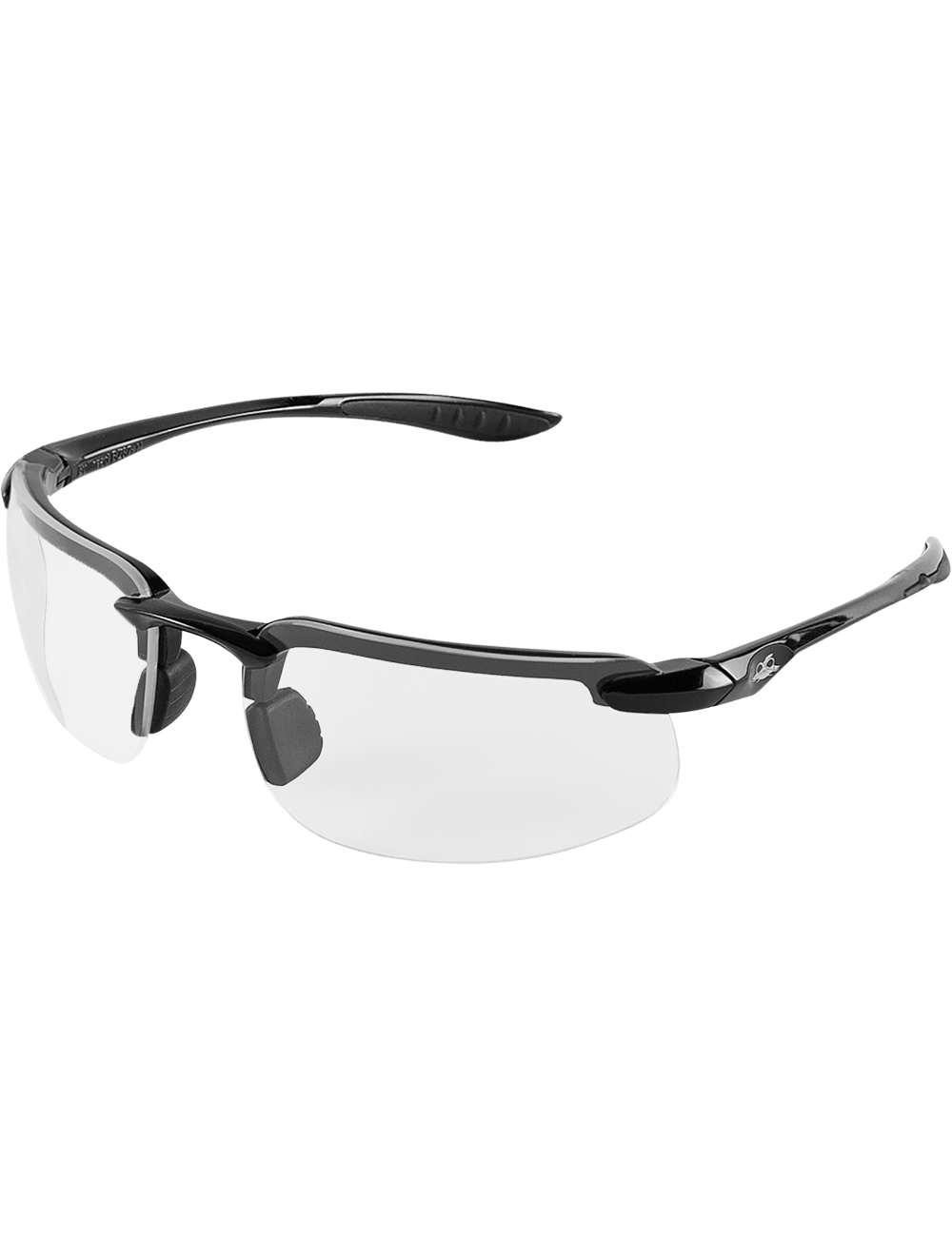 Swordfish®X Clear Anti-Fog Lens, Shiny Black Frame Safety Glasses - LIMITED STOCK - BH2551AF