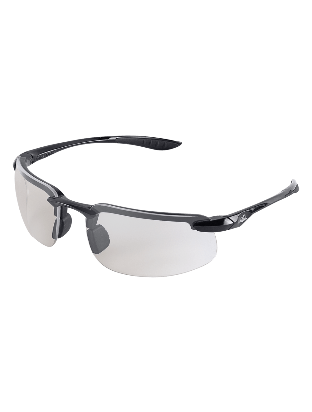 Swordfish®X Indoor/Outdoor Anti-Fog Lens, Shiny Black Frame Safety Glasses - LIMITED STOCK - BH2556AF