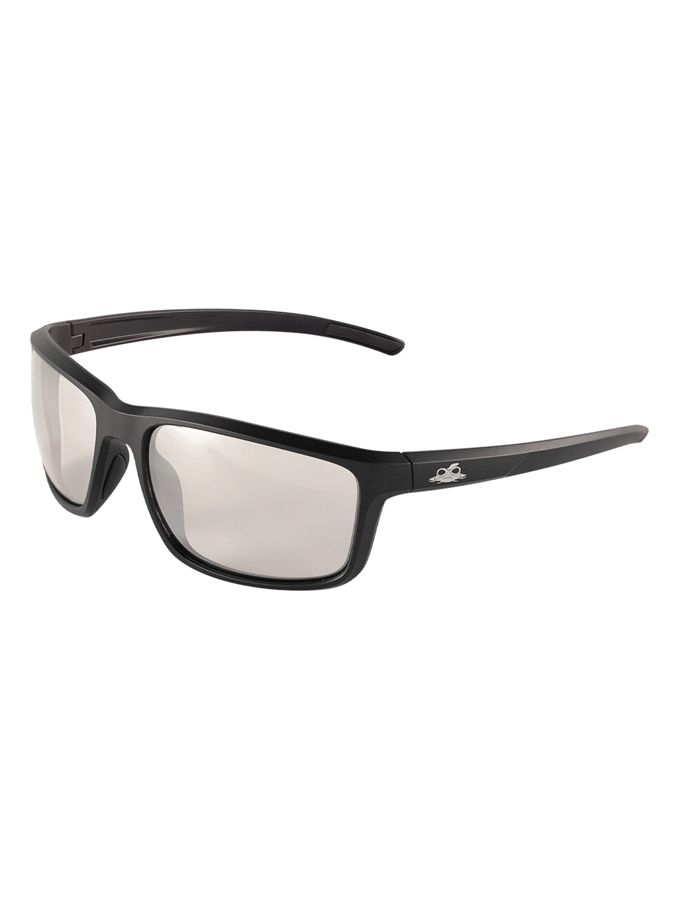 Pompano™ Indoor/Outdoor Anti-Fog Lens, Matte Black Frame Safety Glasses - BH2766AF