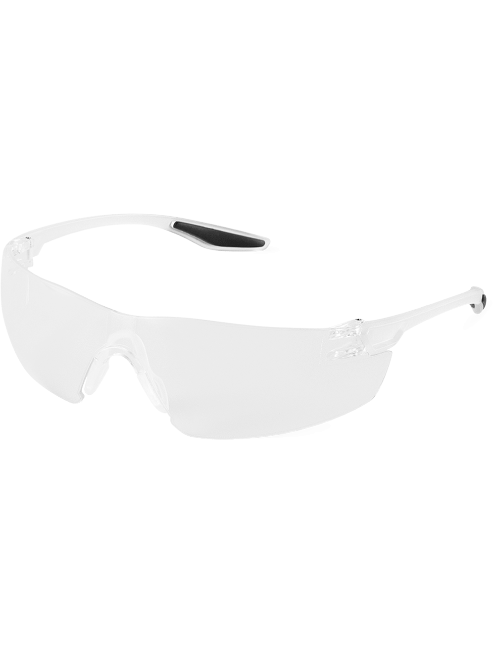 Discus™ Clear Anti-Fog Lens, Frosted Clear Frame Safety Glasses - BH2811AF