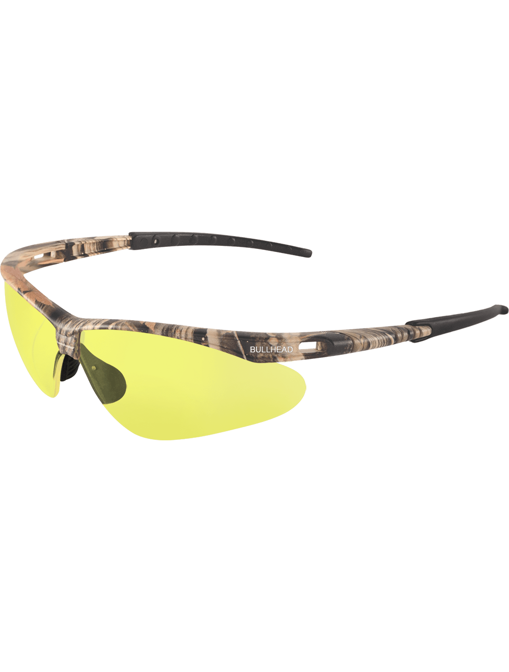 Stinger® Yellow Anti-Fog Lens, Woodland Camouflage Frame Safety Glasses - BH61084AF