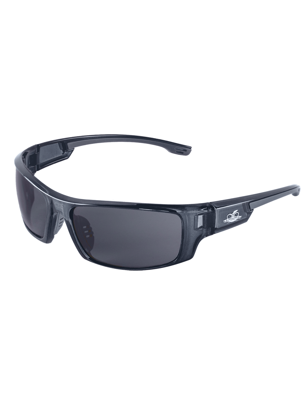 Dorado® Dark Smoke Anti-Fog Lens, Crystal Black Frame Safety Glasses - BH943AF