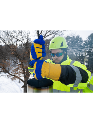 Dorado® Blue Mirror Performance Fog Technology Polarized Lens, Shiny Black Frame Safety Glasses - BH95129PFT