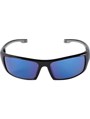Dorado® Blue Mirror Performance Fog Technology Polarized Lens, Shiny Black Frame Safety Glasses - BH95129PFT