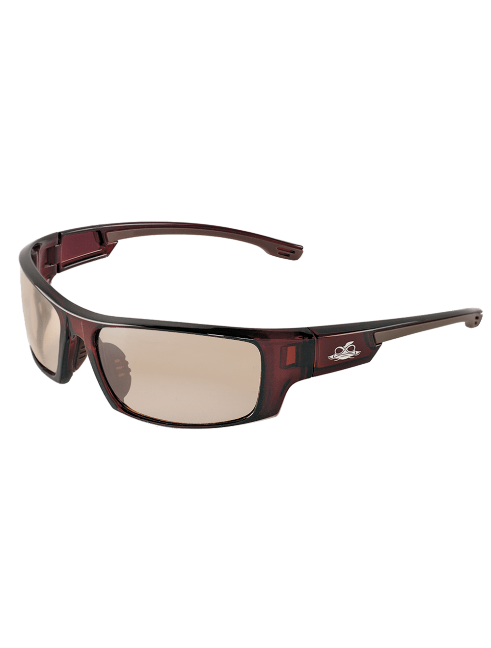 Dorado® Indoor/Outdoor Copper Lens, Crystal Brown Frame Safety Glasses - BH9711