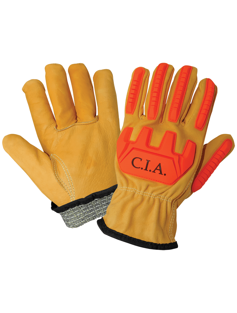 Premium Cowhide Grain Leather Cut, Impact, Abrasion Resistant Gloves - LIMITED STOCK - CIA3200