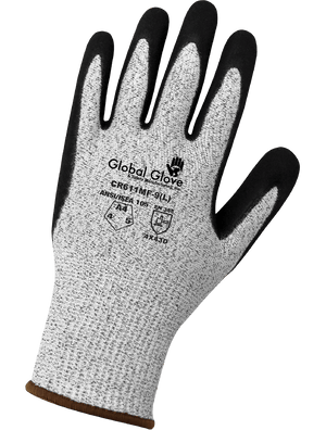 Cut Resistant Mach Finish Nitrile Double-Coated Gloves - CR611MF