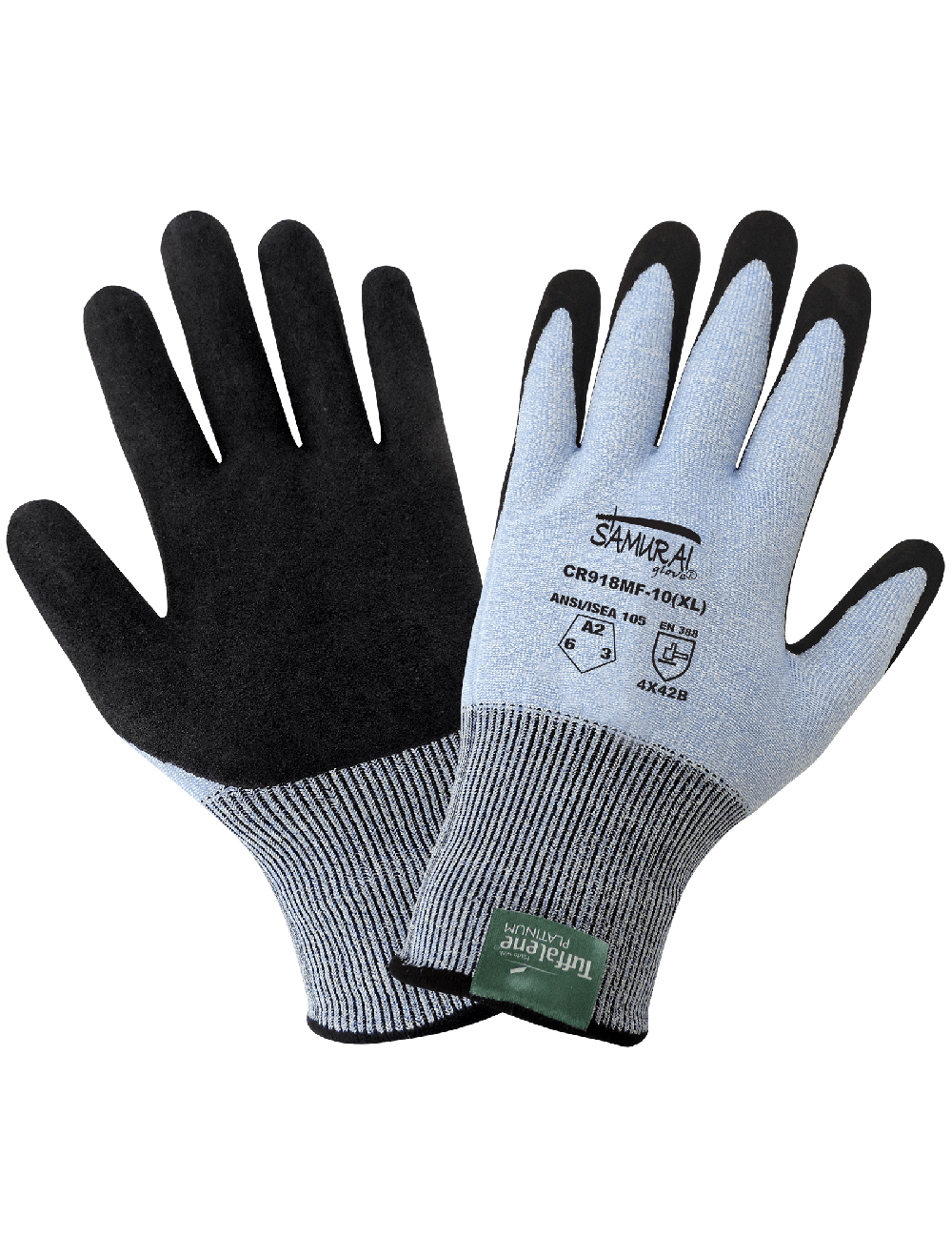 Samurai Glove® Lightweight Cut Resistant Gloves Made With Tuffalene® Platinum - CR918MF