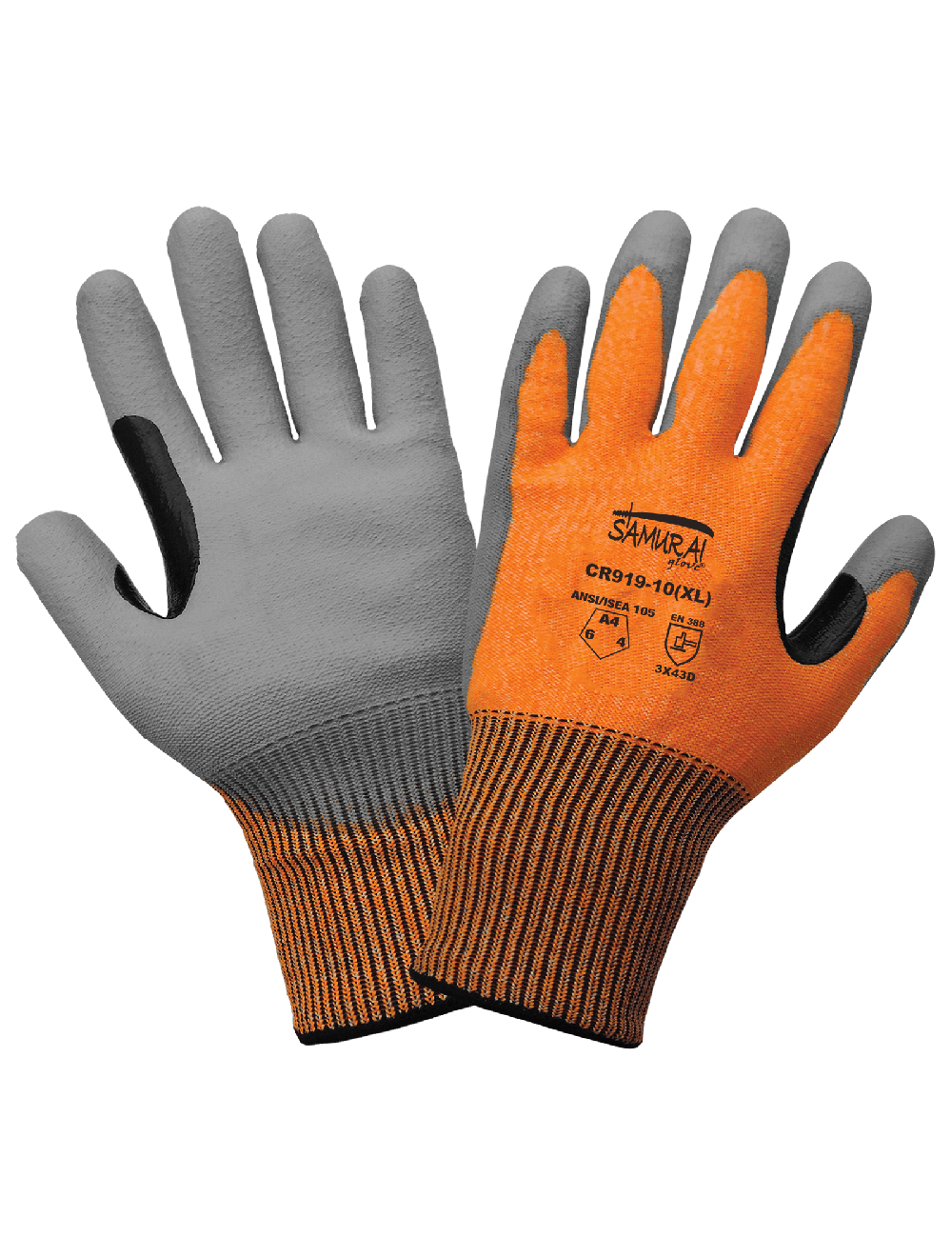 Samurai Glove® Cut, Abrasion, and Puncture Resistant Touch Screen Responsive Gloves - CR919