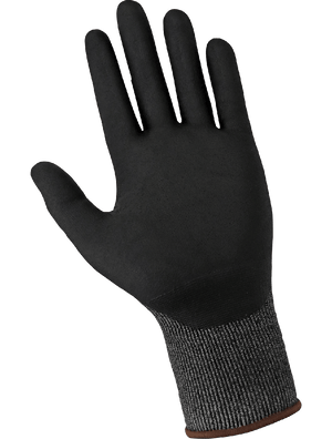 Samurai Glove® Salt-and-Pepper Cut Resistant Coated Touch Screen Gloves Made with 21-Gauge Tuffalene® Platinum - CR921