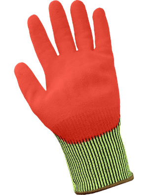 Samurai Glove® High-Visibility Cut, Abrasion, and Puncture Resistant Mach Finish Nitrile Double-Dipped Gloves - LIMITED STOCK - CR998MF