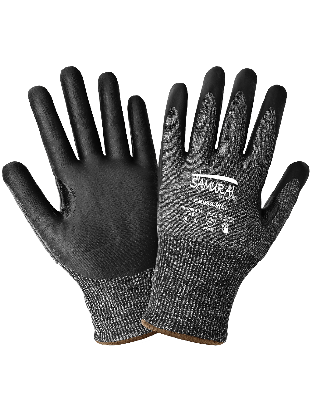 Samurai Glove® Cut Resistant Tuffalene® UHMWPE Reinforced Touch Screen Gloves - CR999