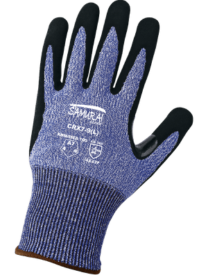Samurai Glove® Cut, Abrasion, and Puncture Resistant Xtreme Foam Technology Coated Gloves Made with Tuffalene® - LIMITED STOCK - CRX7