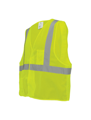 FrogWear® HV Lightweight Mesh Polyester Safety Vest - GLO-001V