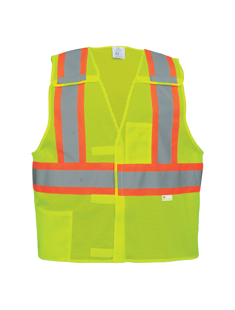 FrogWear® HV High-Visibility Polyester Breakaway Safety Vest - GLO-002BA