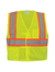 FrogWear® HV Yellow/Green Lightweight Mesh Vest with Orange Contrasting Trim - GLO-002V
