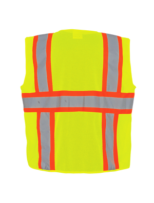 FrogWear® HV Solid and Mesh Surveyors Vest - GLO-003