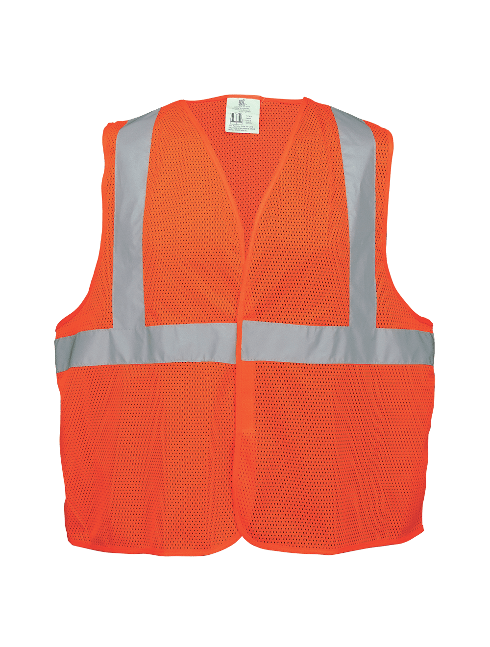 FrogWear® HV Lightweight Orange Mesh Polyester Safety Vest - GLO-006V