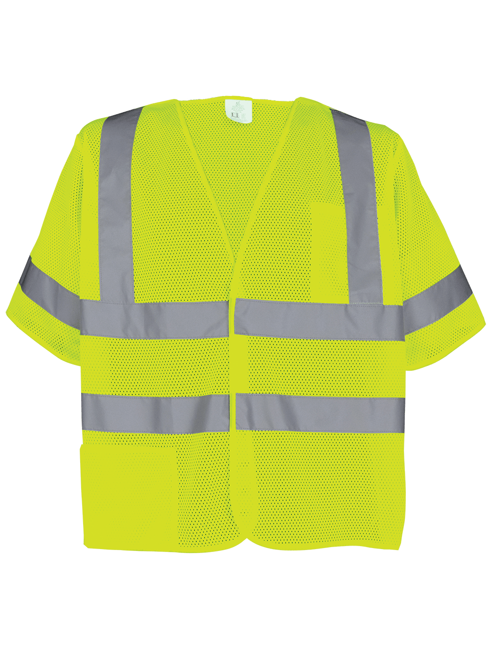 FrogWear® HV Lightweight Mesh Polyester Breakaway Safety Vest - GLO-011BA