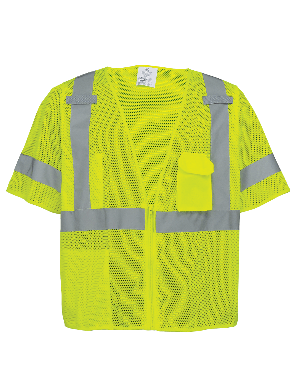 FrogWear® HV Mesh Polyester Short-Sleeved Vest - GLO-011
