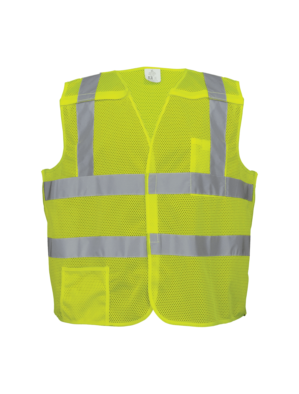 FrogWear® HV Yellow/Green Lightweight Mesh Polyester Breakaway Vest - GLO-01BA