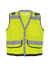 FrogWear® HV Lightweight High-Visibility Yellow/Green Mesh and Solid Surveyors Safety Vest - GLO-059