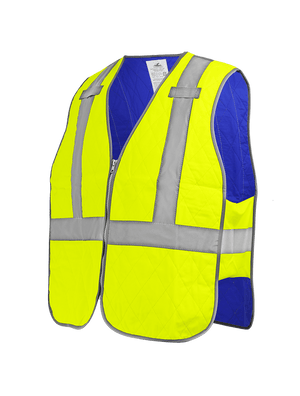 Bullhead Safety® Premium High-Visibility Evaporative Cooling Vest - GLO-CV1