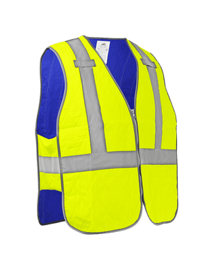 Bullhead Safety® Premium High-Visibility Evaporative Cooling Vest - GLO-CV1