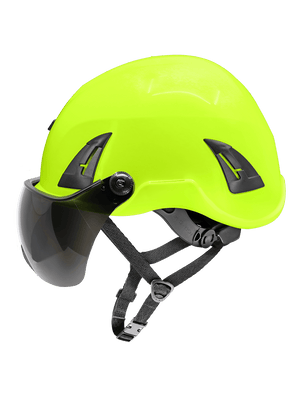 Bullhead Safety™ Head Protection - Smoke Anti-Fog Toric Polycarbonate Visor for Climbing Style Helmet - HH-V73AF