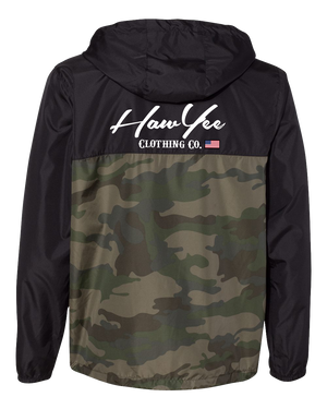 Windbreaker Black & Green Camo