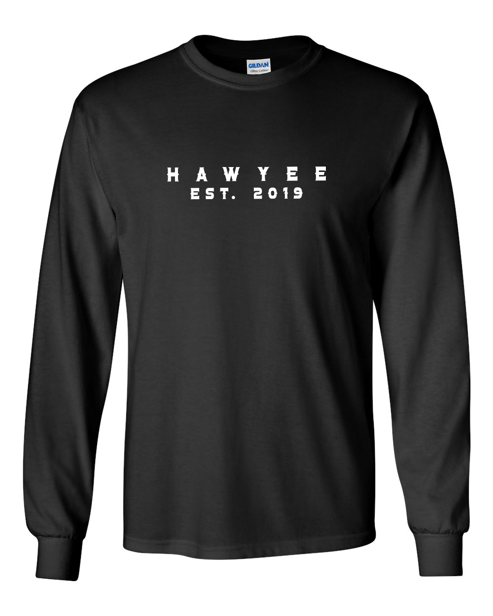 Long Sleeve Branding Iron Tee - Black