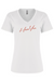 Womens Premium Brand Tee - White