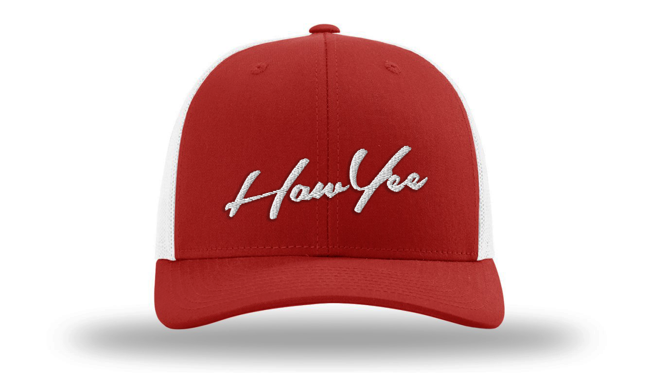 HawYee Trucker Hat Red
